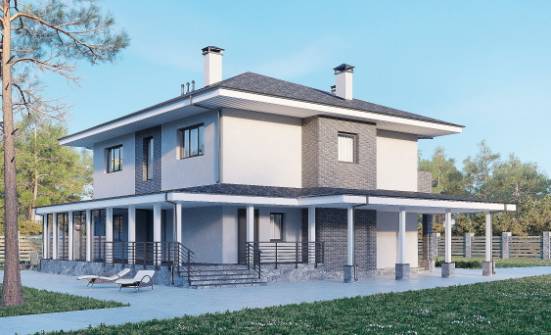 250-004-Л Проект двухэтажного дома, просторный домик из керамзитобетонных блоков Калининград | Проекты домов от House Expert