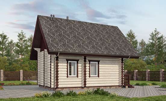 035-001-Л Проект бани из дерева Калининград | Проекты одноэтажных домов от House Expert
