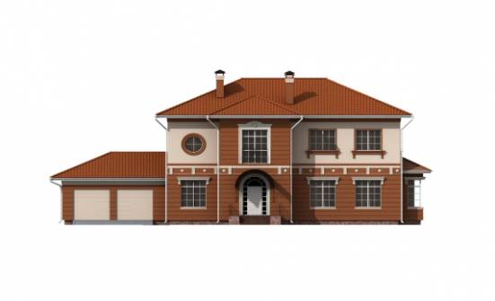 285-001-Л Проект двухэтажного дома, гараж, красивый коттедж из кирпича Калининград | Проекты домов от House Expert