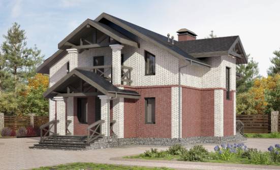 160-014-Л Проект двухэтажного дома, небольшой домик из керамзитобетонных блоков Советск | Проекты домов от House Expert