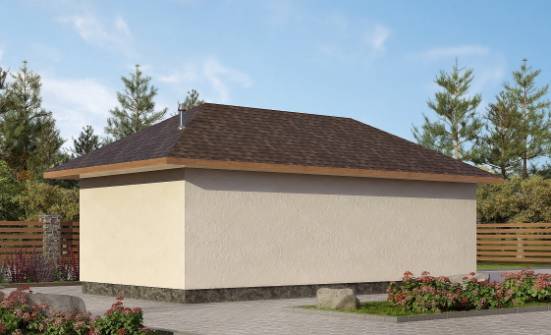 040-001-П Проект гаража из пеноблока Гусев | Проекты одноэтажных домов от House Expert