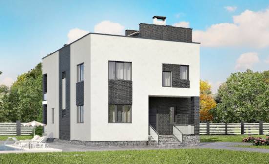 225-001-П Проект двухэтажного дома, просторный домик из теплоблока Калининград | Проекты домов от House Expert