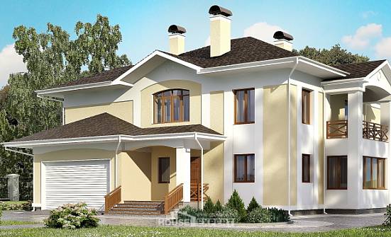 375-002-Л Проект двухэтажного дома, гараж, просторный дом из кирпича Калининград | Проекты домов от House Expert