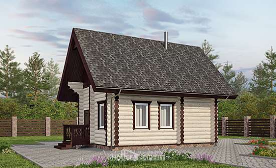035-001-Л Проект бани из дерева Калининград | Проекты домов от House Expert