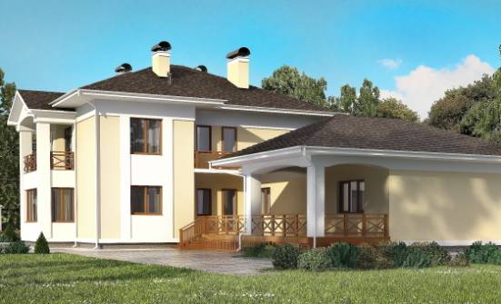 375-002-Л Проект двухэтажного дома, гараж, просторный дом из кирпича Калининград | Проекты домов от House Expert