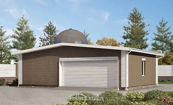 075-001-П Проект гаража из кирпича Гусев | Проекты домов от House Expert