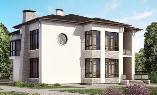 300-005-П Проект двухэтажного дома, просторный домик из кирпича Советск | Проекты домов от House Expert