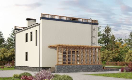 215-002-Л Проект двухэтажного дома, уютный дом из поризованных блоков Гусев | Проекты домов от House Expert