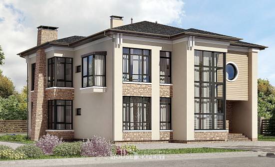 300-005-Л Проект двухэтажного дома, классический коттедж из кирпича Гусев | Проекты домов от House Expert