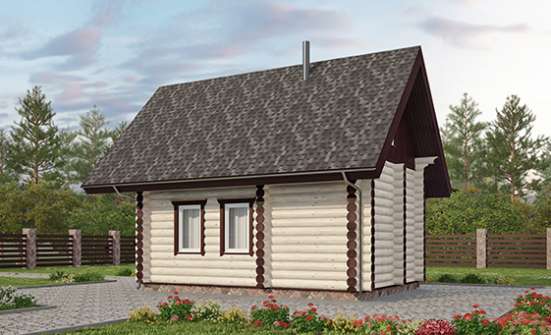 035-001-Л Проект бани из дерева Калининград | Проекты одноэтажных домов от House Expert