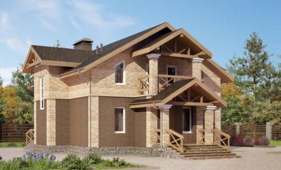 160-014-П Проект двухэтажного дома, простой домик из арболита Советск | Проекты домов от House Expert
