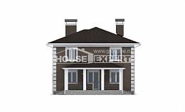 185-002-П Проект двухэтажного дома, классический дом из твинблока Советск, House Expert