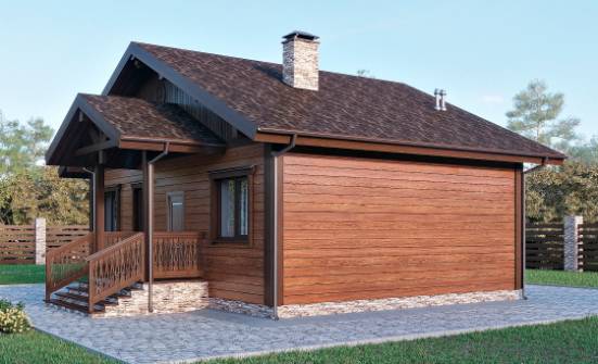 065-001-П Проект бани из бризолита Калининград | Проекты одноэтажных домов от House Expert
