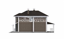 185-002-П Проект двухэтажного дома, простой дом из пеноблока Калининград, House Expert