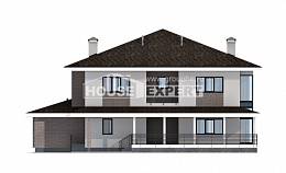 275-002-П Проект двухэтажного дома, гараж, большой загородный дом из кирпича Советск, House Expert
